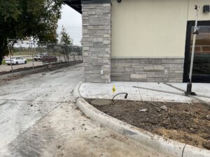 Sign Foundations for Panda Express in Wylie, Texas